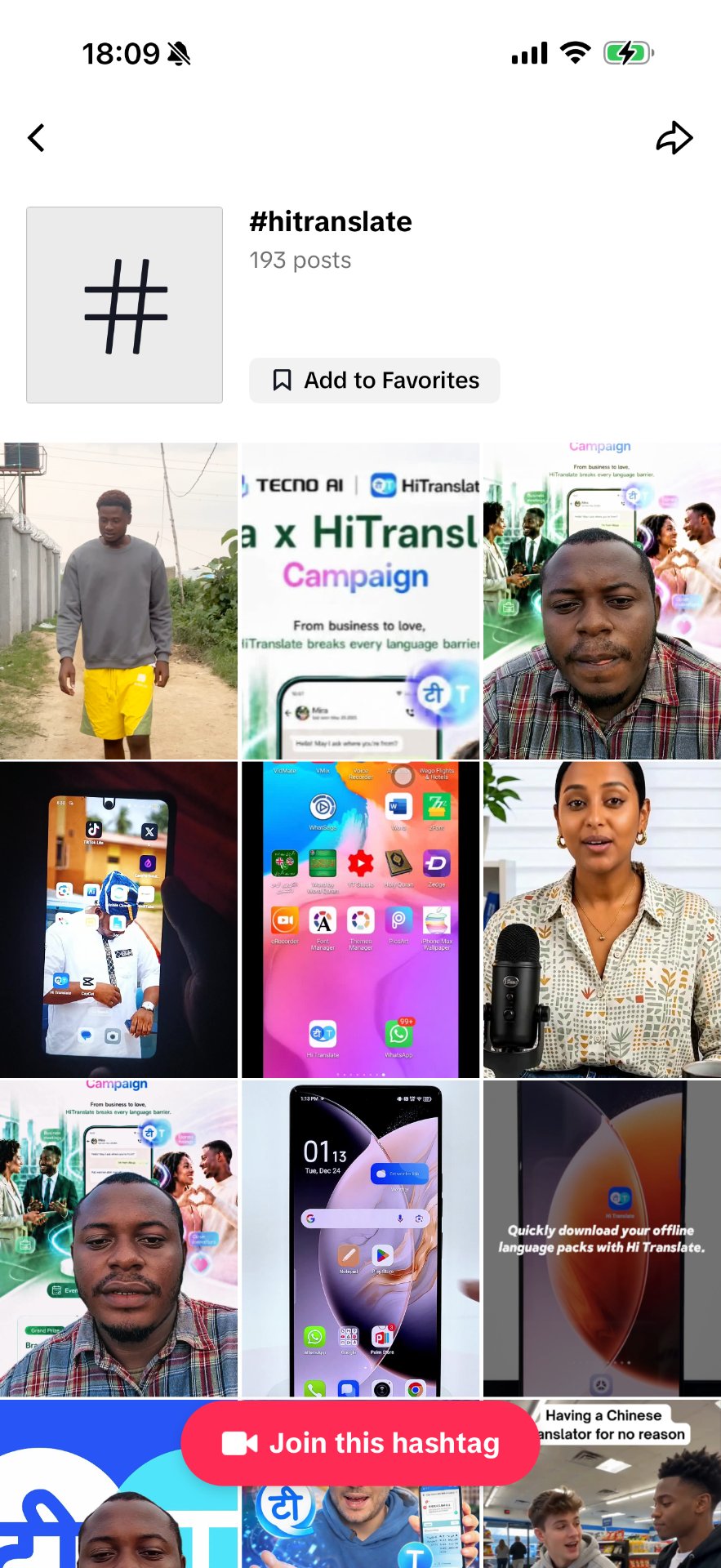 #HiTranslate帖子数